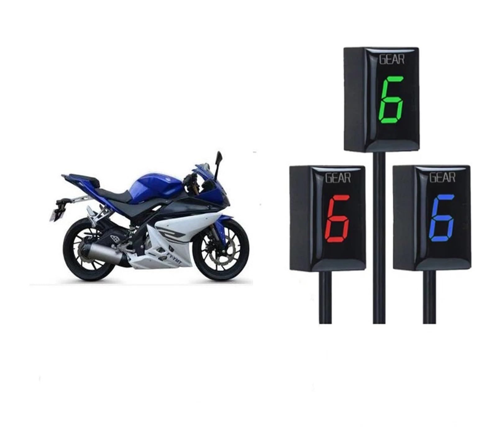 Motocicletta Marce Sensori Indicatore Di Marcia Per Motocicletta, Sensore Cambio Digitale Per YZF R125 2008-2013 R15 2008-2018, Accessori Per Moto
