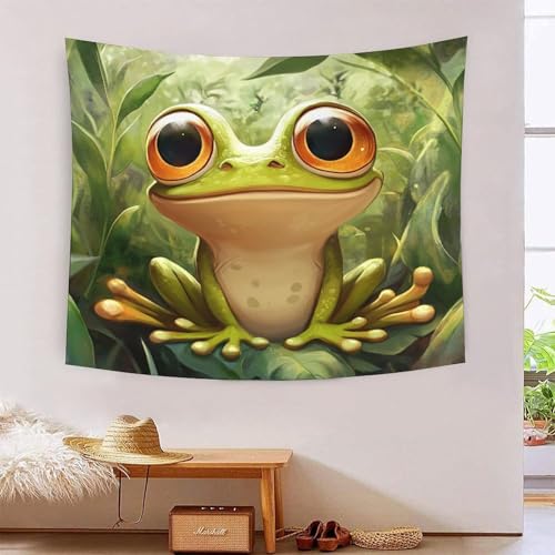 Poster mural grenouille d'arbre pour créer une ambiance nature dans votre chambre