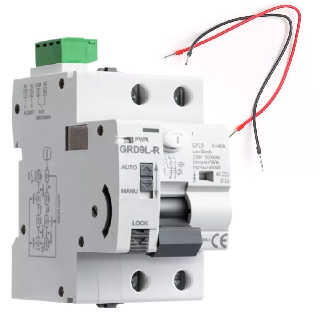 40A Type A, 6Ka 2P 30ma Super Immunized SI Auto Rearmable Differential Switch Superimmunized Automatic Rearme Class A DIN Rail - View #6