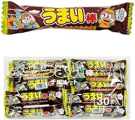 Amazon.co.jp: やおきん うまい棒チョコレート 30本×2袋 (60本) : 食品