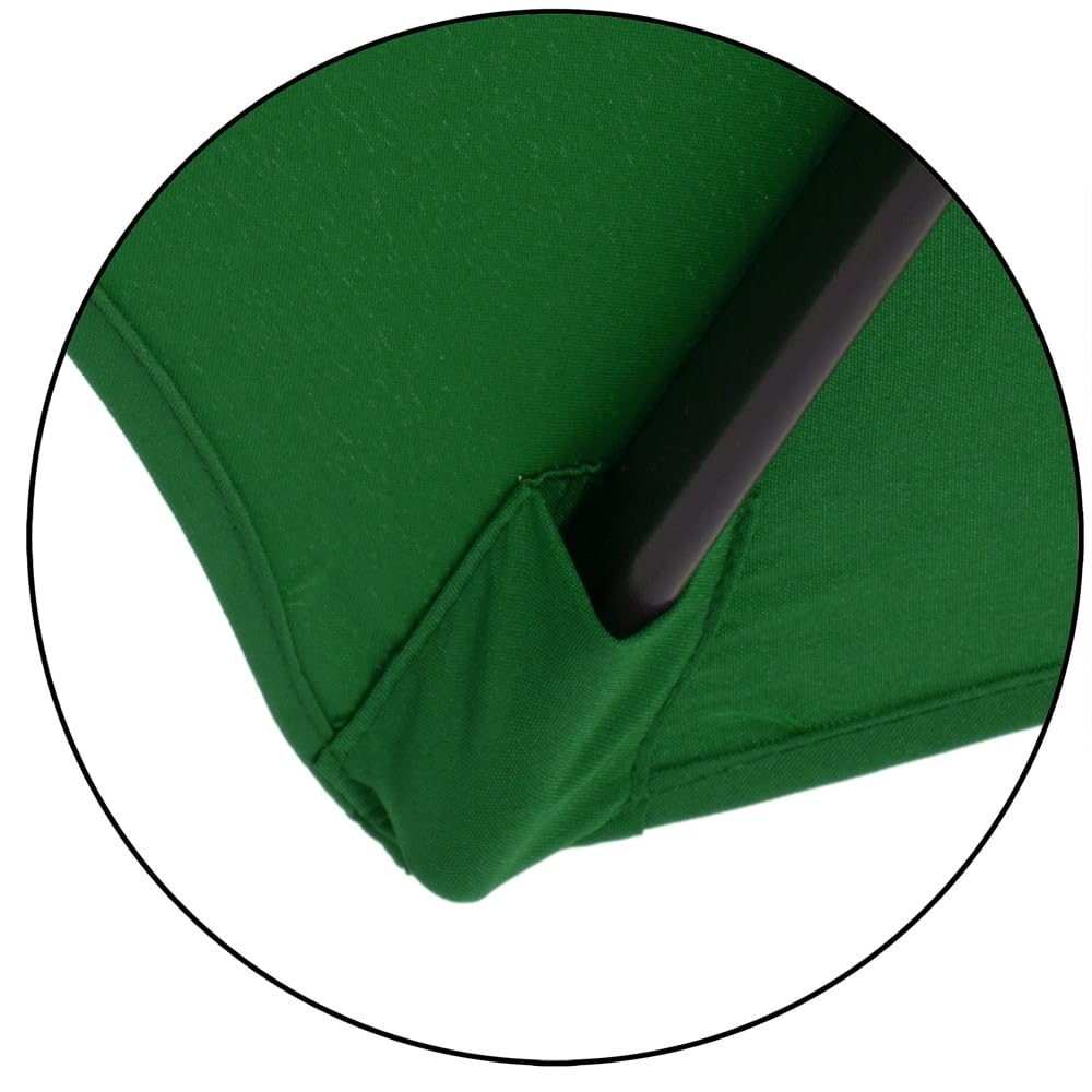 Kingsleeve® Sombrilla de Jardín Brazil 300 cm Aluminio Inclinable Manivela con Soporte Protección UV50+ Parasol Giratorio Funcional Balcón Terraza Verde