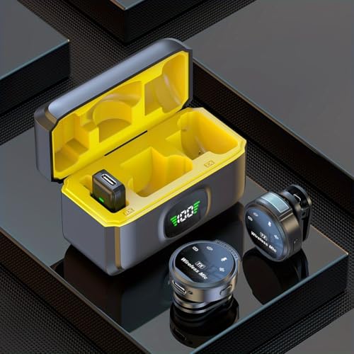 Micrófono de solapa para vlogs diarios con conector Tipo-C inalámbrico J6 Plug & Play 5