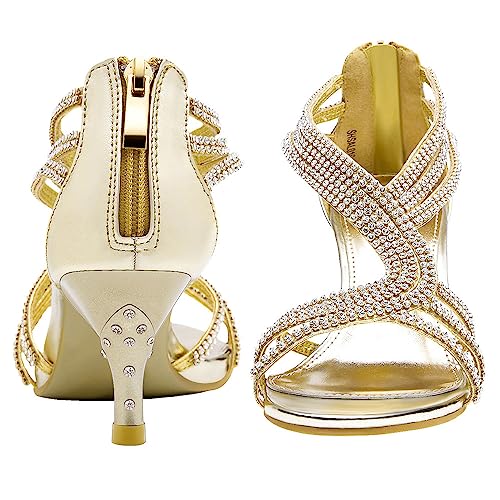 SHOEZY - Pantofole Donna, Oro (oro), 38