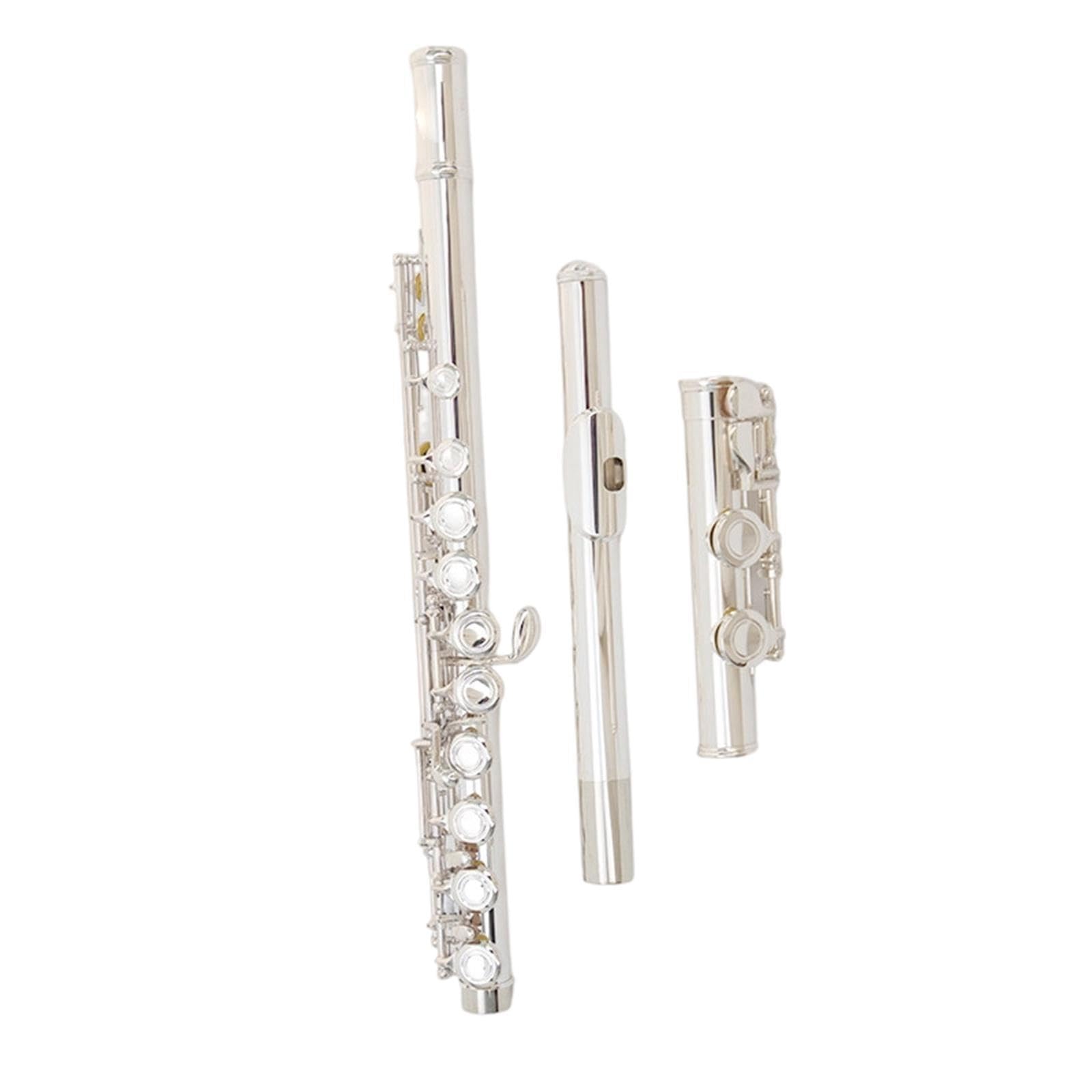 Flute Instruments Flet typu C z 16 otworami posrebrzany