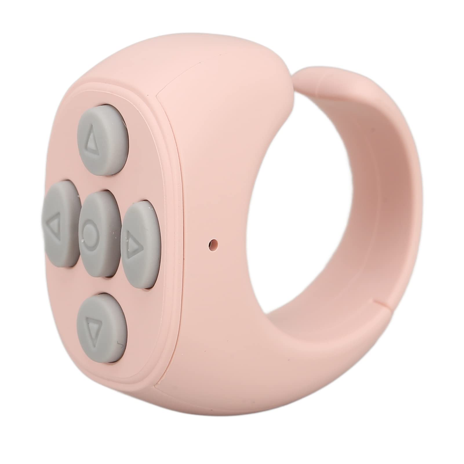 Volteador de Página de Control, Volteador de Página con Punta de Dedo para TIK Tok, Control Remoto Multifunción para Tomar Fotos, Ver Videos, Leer Novelas (Rosa)