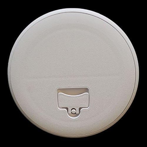Jim Black Boat Deck Plate 587-8-02 | 8 Inch Amherst White