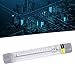 Flowmeter Flow Measuring Tool,Liquid Flow Flowmeter Tube Type 1‑10GPM Accurate Scale Transparent Acrylic Water Flow Meter G1 Female Thread, Water Rotameter Instantaneous for Factory Industry