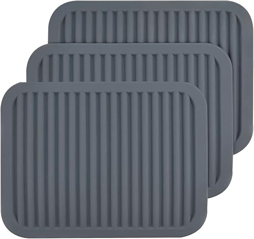 Miniatura 1 de Zoyizi Salvamanteles de silicona para platos calientes, ollas y sartenes, almohadillas calientes para encimera de cocina, alfombrilla de secado