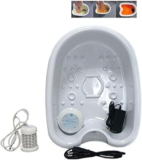 Ionic Detox Foot Bath Spa Machine Ion Detox Foot Massage Bath Machine, Home Health SPA Machine Foot Spa Tub 1 Array Care Set with Plastic Basin