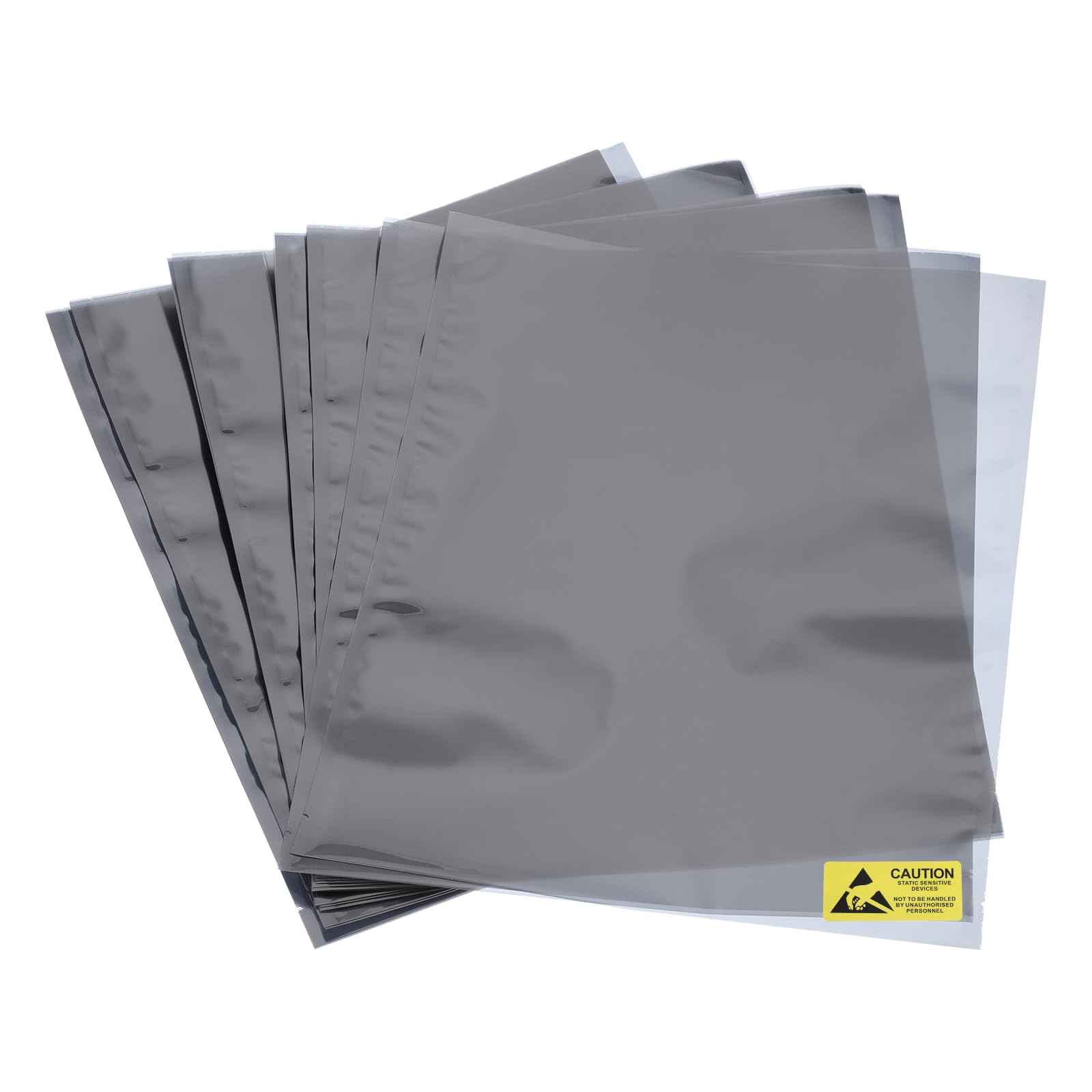 MECCANIXITY 20Pcs Anti Static Bags ESD Shielding Bag Flat Open Top Anti Static Bag for Electronic Devices 9.8x11.8 Inch(250 * 300mm)