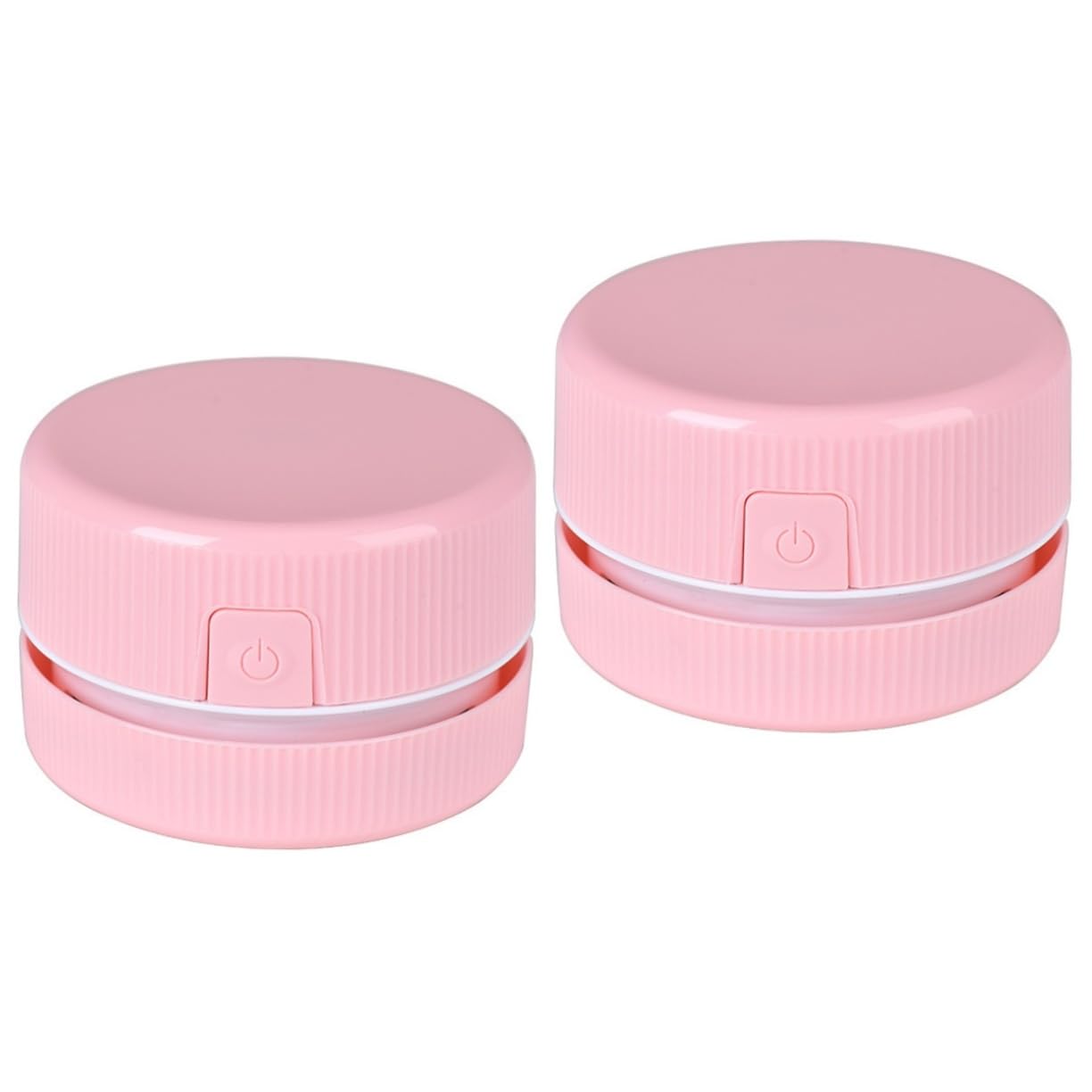 Mikikit 2pcs Portable Handheld Vacuum Cleaner Compact Electronic Desk Cleaner for Home Office Car Effortlessly Removes Dust Hair Crumbs Lightweight Convenient Design
