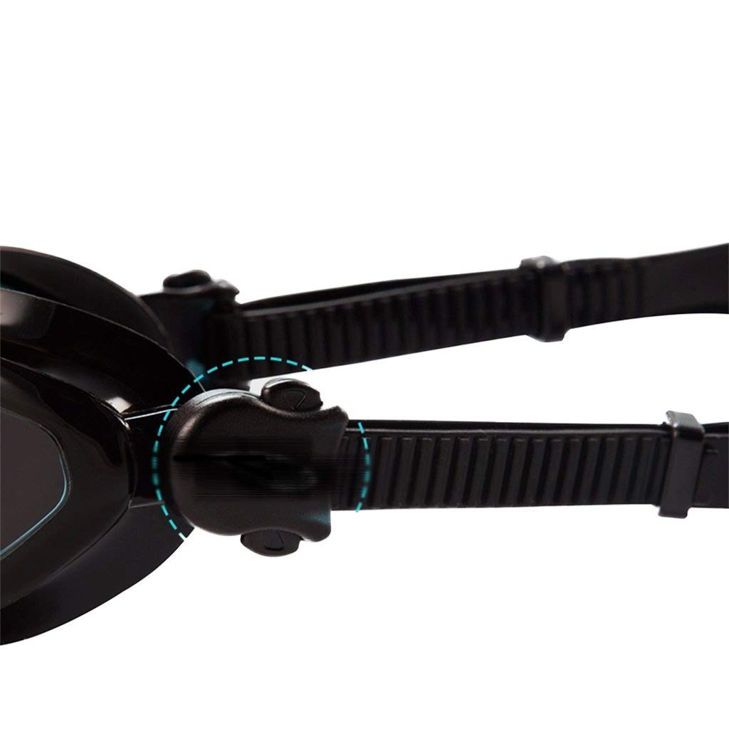 Occhialini da Nuoto - Anti Fog Occhiali da Nuoto a Protezione UV con Tappi for Le Orecchie - Senza perdite - Accessori for Nuoto for Uomini Adulti(C)