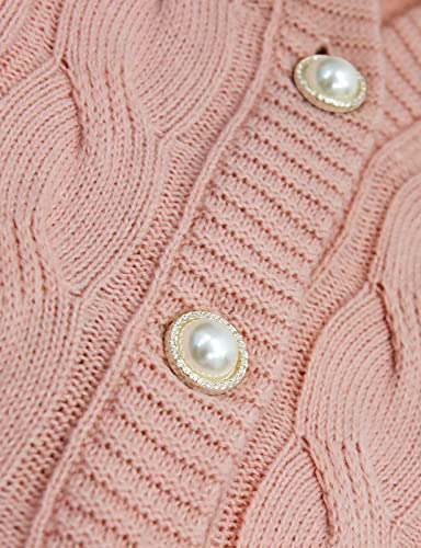 Image of Women's Casual Slim Fit Cardigan Sweaters Long Sleeve Button Down Lightweight Waist Length