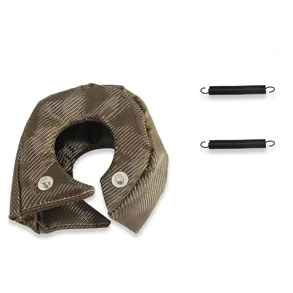 UDSKNV[KSL Turbo Heat Shield Cover for T2 T25 Turbocharger High Temperature Protection Wrap Heat Heat Shield for T2 T25 Turbocharger High Temperature Protection Wrap Heat
