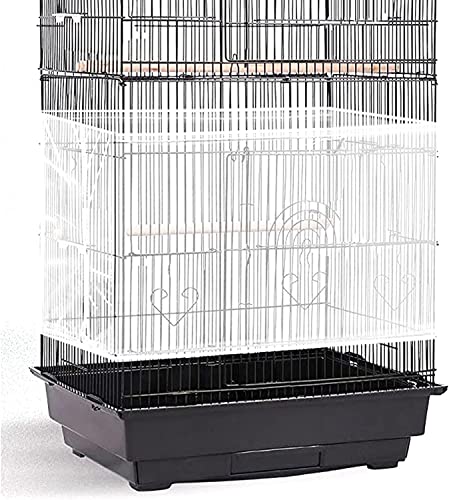 Adjustable Birdcage Seed Catcher Feather Catcher Bird Cage Cover Net