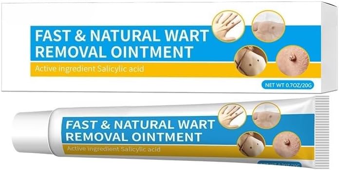 Skin Wart Remover for Face & Body0.7oz/20g - Fast Acting Wart Removal Maximum Strength for Corns, Flat, Plantar & Common Warts I Gentle Formula, Travel Size
