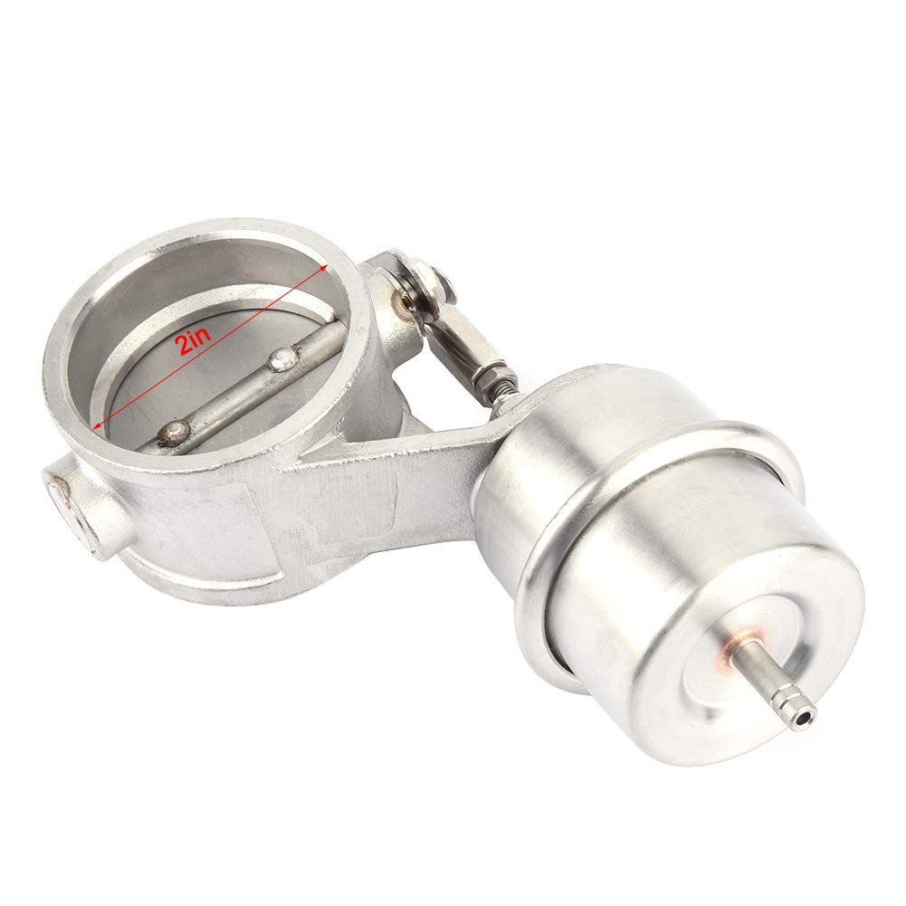 Válvula de control de escape de coche de acero Boost de 2 pulgadas Gatillo de escape activado por vacío