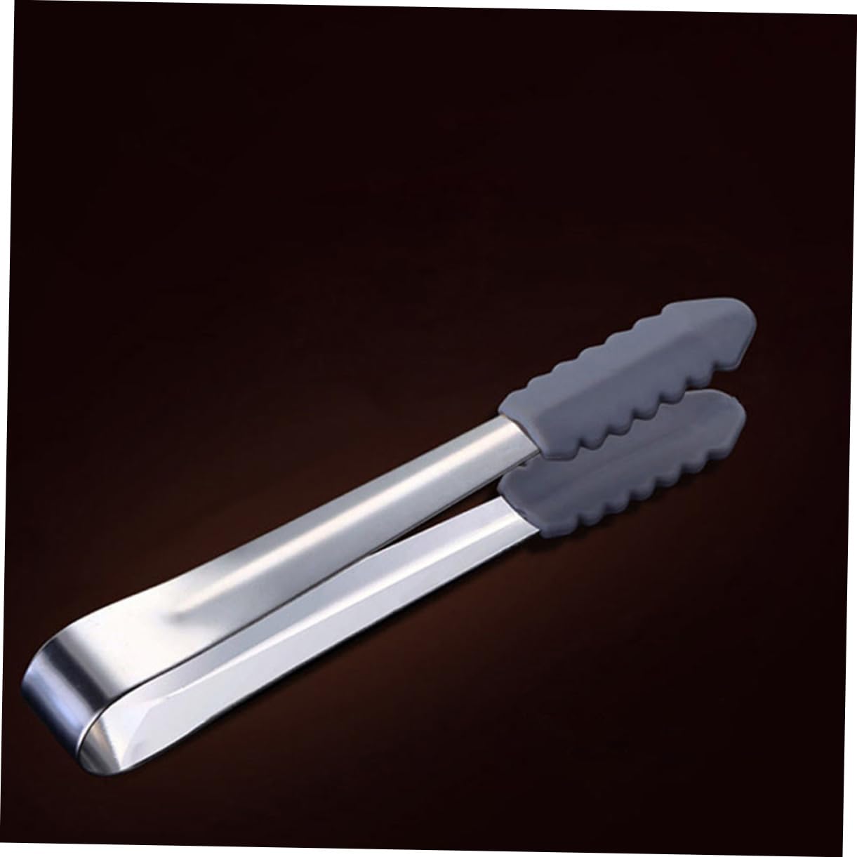 Garneck Professional Kitchen Tool Set of Ice Cube Tongs Grill Tongs Stainless Steel