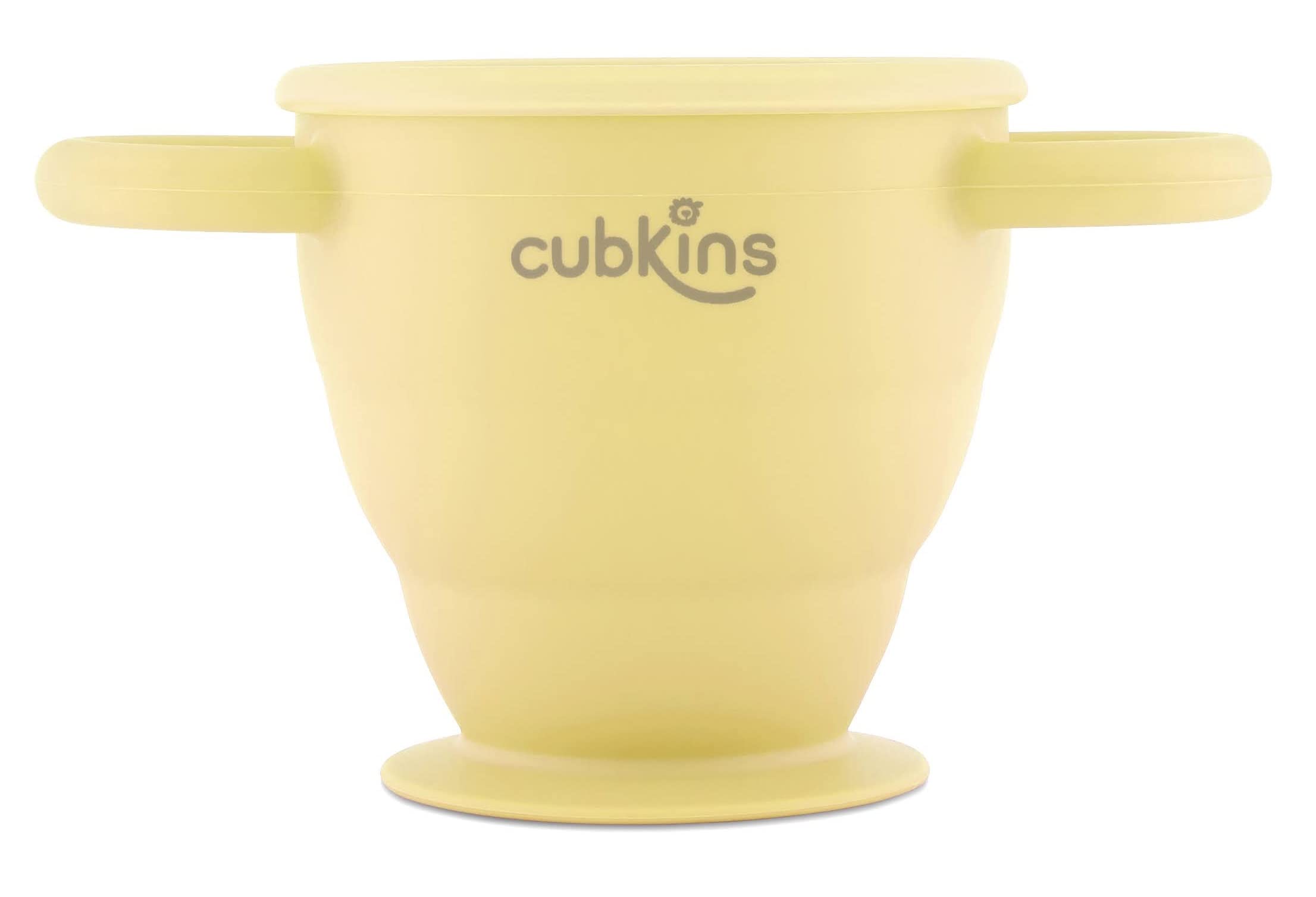 CUBKINS Collapsible BPA Free Snack Cup for Baby, Infant, Toddler | 6 Months+ (Lemon) - 275ml - Image 8 thumbnail