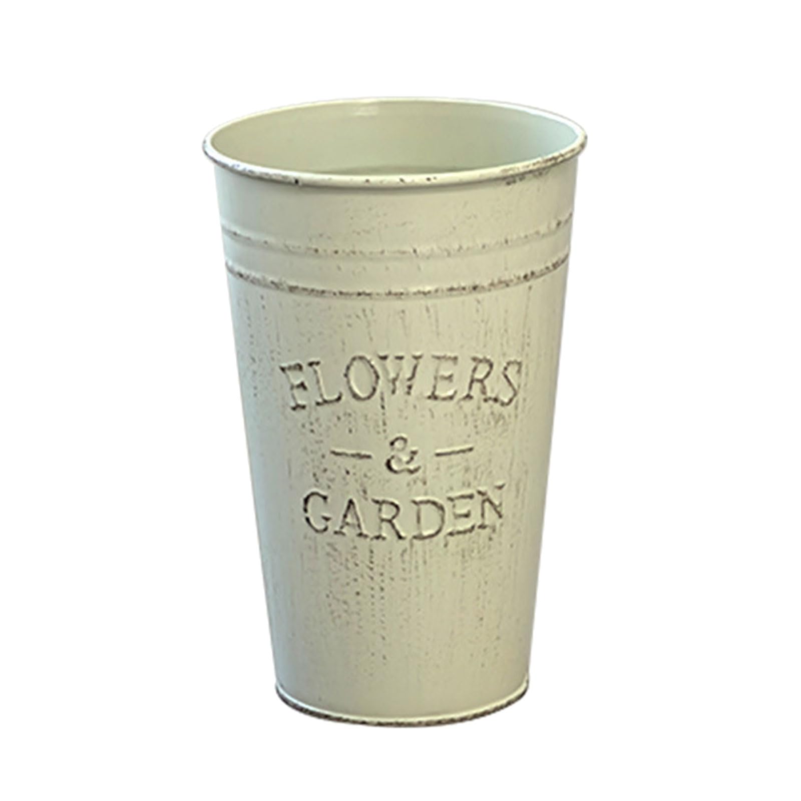 Galvanized Flower Bucket Rustics Tin Metal Vases for Farmhouse Decorative Flowers Bucket Vase Flowers Holders Rustics Holder