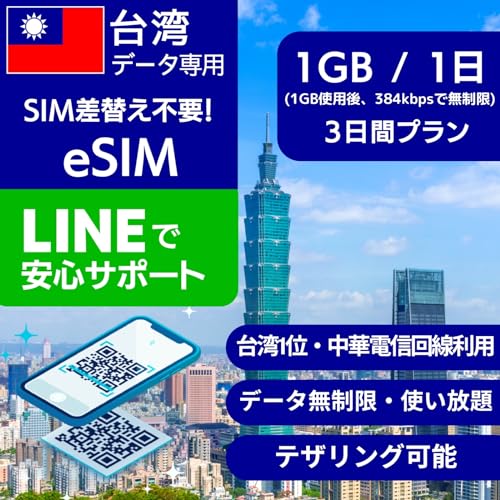 Vselect p ؓdM eSIM Ki 3 5 7 10 vyChSIM e-SIM ps  4G LTE f[^  1GB gp 384kbps  Chunghwa Telecom C^[lbg eU