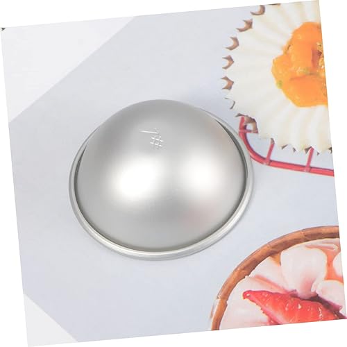 Miniatura 3 de VILLCASE Molde de baño para plantilla de pastel, molde de jabón en forma de molde de jabón, moldes redondos para tartas, herramienta para hornear,