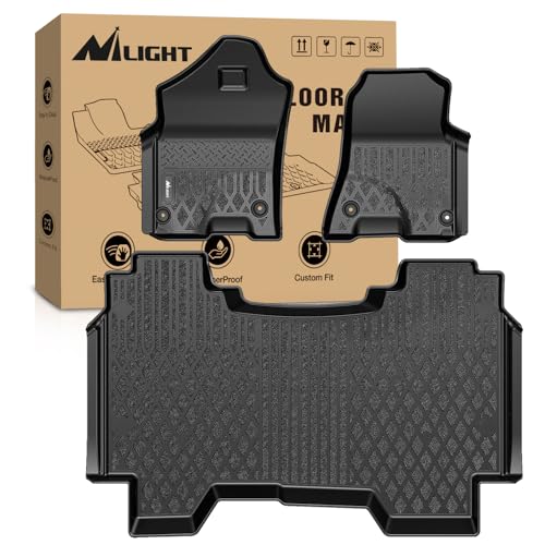 Image of Nilight TPE Floor Mats for Dodge Ram 1500 Crew Cab New Body