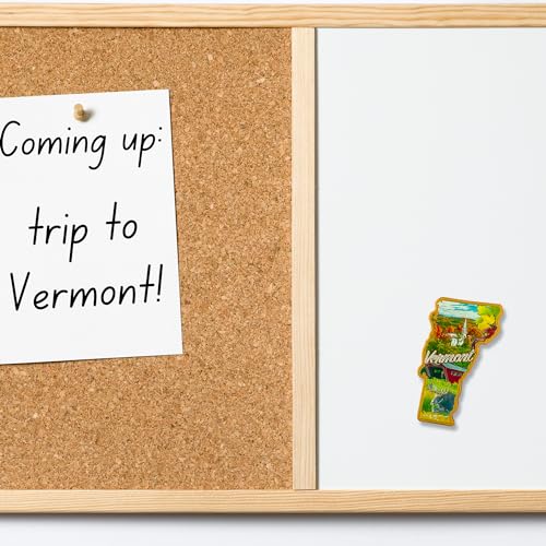 Imán decorativo pequeño Vermont 2 pulgadas miniatura 4