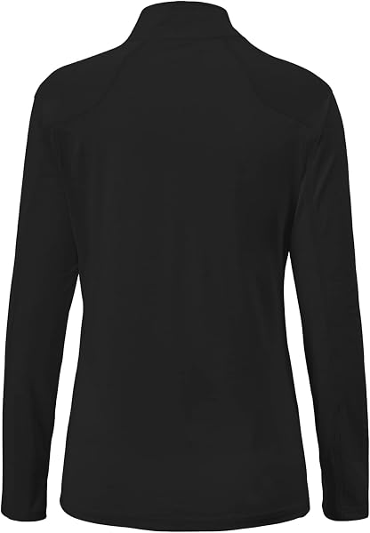 [YSENTO] ロングtシャツ レディース スポーツtシャツ フィットネスシャツ 長袖tシャツ ハーフジップアップ ゴルフウェア ランニング トレッキング 速乾シャツ 多色 - 2