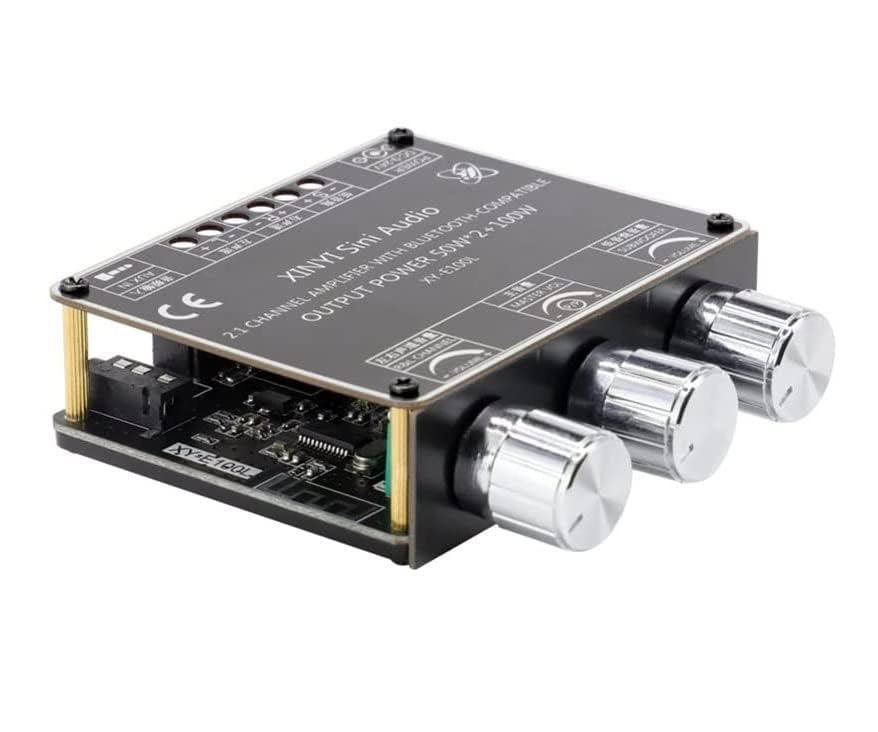 copper Xy-E100L 2.1 Channel Digital Amplifier Bluetooth-Compatible 5.1 Subwoofer Module Power Audio Stereo Amplifier Board 50Wx2+100W-image-47