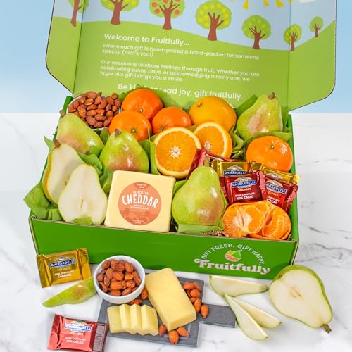 A Gift Inside Harvest Favorites Fruit and Gourmet Gift Box