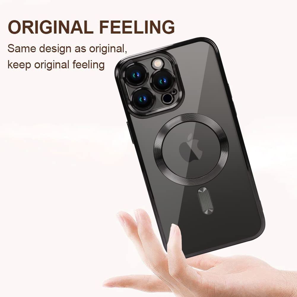 ZIYE Magnetic Case For IPhone 16 Pro 6.3" Compatible With MagSafe Full Camera Lens Protection