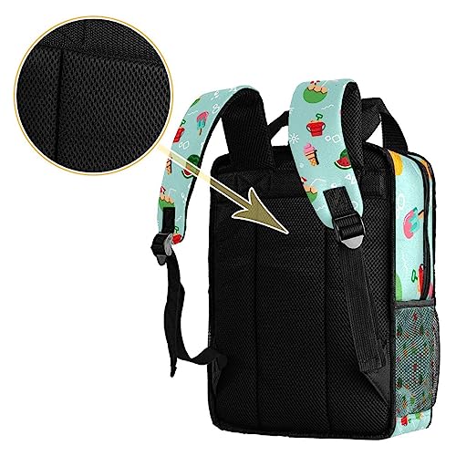 Sac à dos d'été garçons tropical multicolore avec sangles ajustables - 4