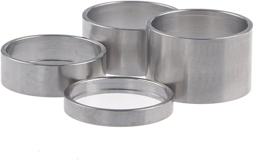 Wanyifa Titanium Bicycle Headset Spacer 1-18" (5-10 - 15-20mm) Pack of 4