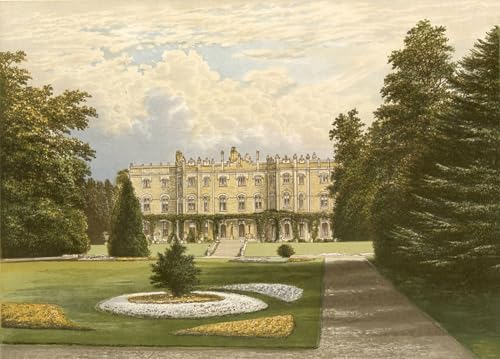 Affiche toile manoir Hughenden Alexander Lydon décor de bureau