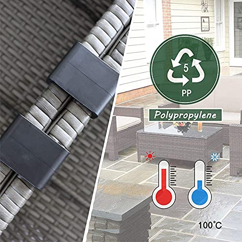 Abnaok Gartenmöbel Verbinder 12 Stück, Möbel Clips Starke Verbinder Gartenmöbel, Lounge Set Clips für Rattan-Möbeln und… – Bild 6