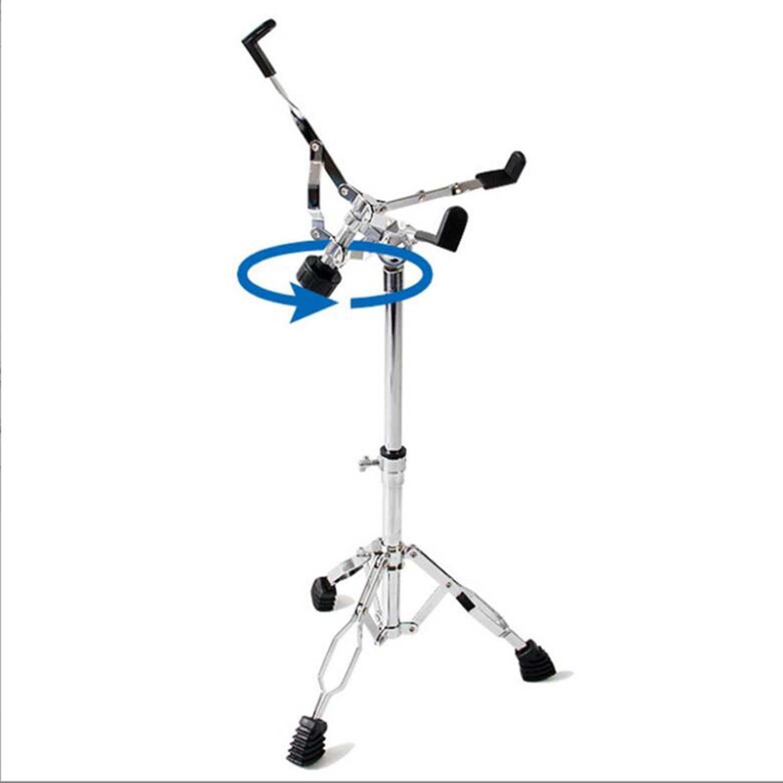 Supporto per rullante, supporto per pad per batteria, staffa per batteria, manopola regolabile, supporto per strumenti, staffa triangolare per sala da