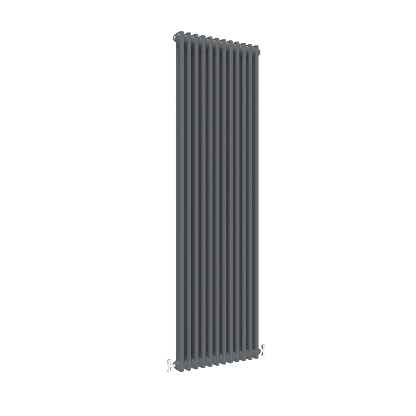 Huiyang Anthracite Traditional 2 Column Central Heating Radiator Vertical Rads Cast Iron Style 1800X560mm