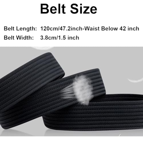 3 Pack Nylon Belt Outdoor Non-Metal Mens Military Web 1.5" Tactical Work Belt4