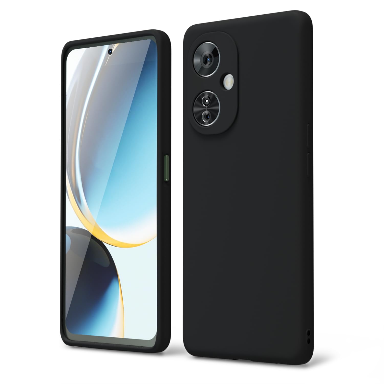 oakxco for Oneplus Nord N30 5g Phone Case Liquid Silicone Grip, Cute Thin Slim Soft Rubber TPU Plain Smooth Gel Cover for Women Girl Aesthetic Design,