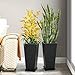 TUYOHW Set of 2 Large Tall Planter for Indoor or Outdoor 24