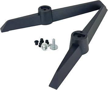 Original TV Base Stand Left and Right Leg Pair Feet with Screws Compatible for BUSH DLED50UHDHDRSB DLED55UHDHDRSB Smart 4K UHD HDR LED