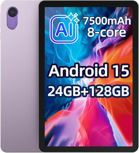 plimpton 10 Inch Android 15 Tablet 2025, 24GB RAM 128GB
