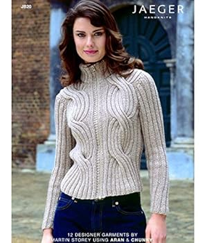 Paperback Jaeger Handknits (JB20) 12 Designer Garments Using Aran & Chunky Book