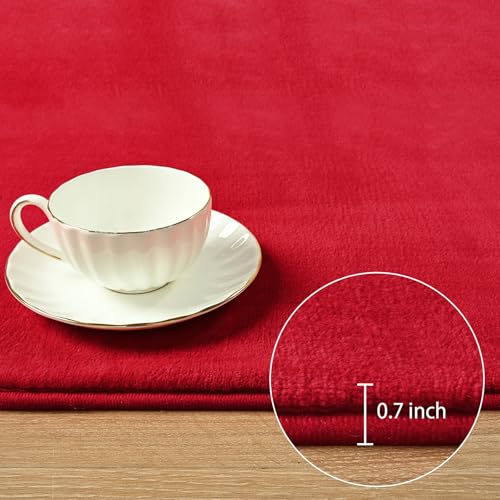 Alfombra Softlife roja antideslizante 6x9 pies suave y lavable miniatura 2