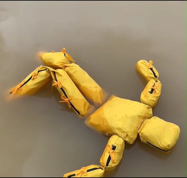 Muñeco Rescate Natación 5.7ft 44lbs Gris Oxford miniatura 7