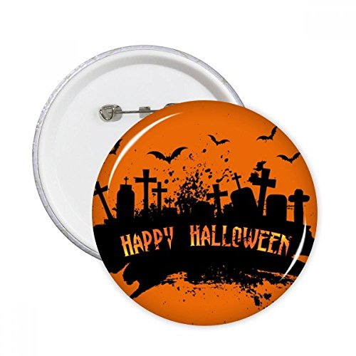 Badge Cimetière d'Horreur Halloween Décoration de Vêtements pour Soirée