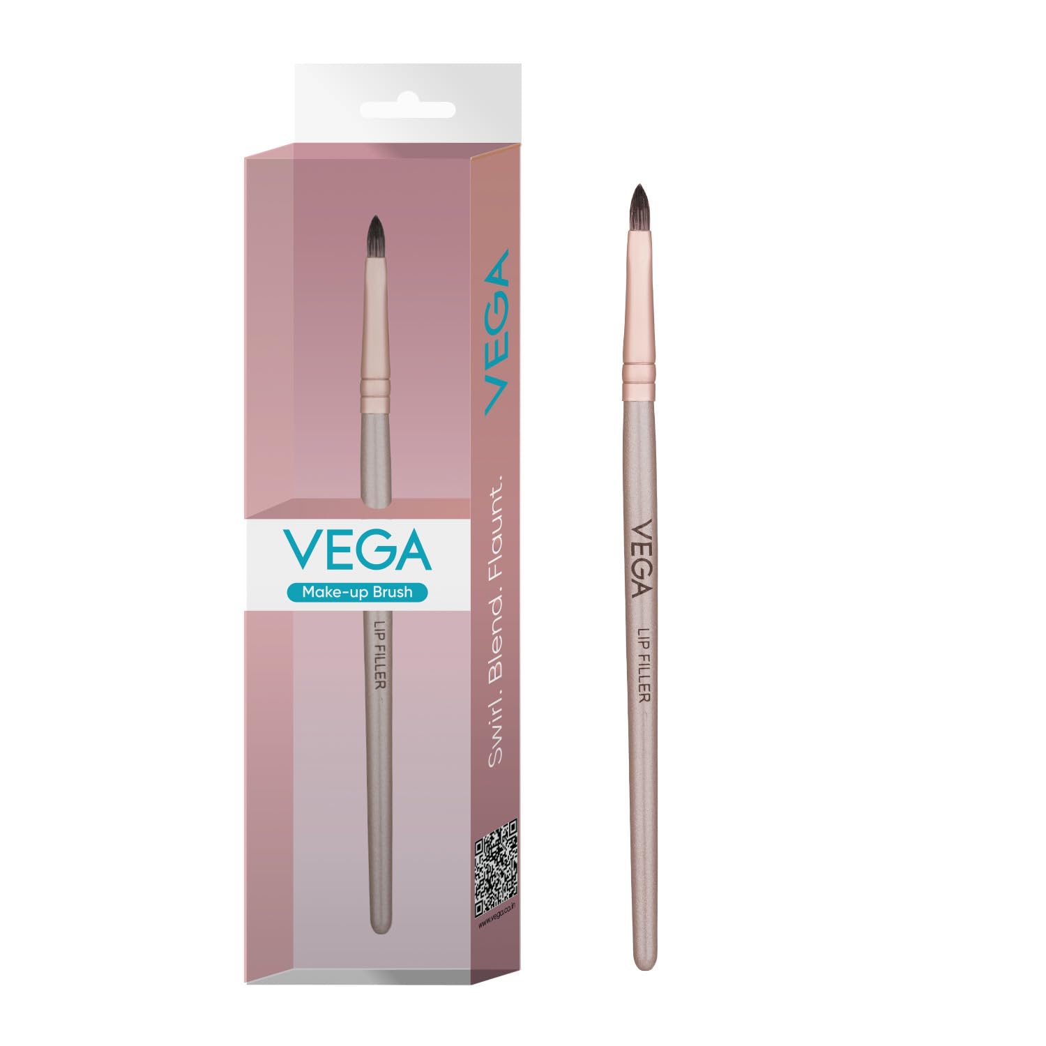 VEGA Lip Filler Makeup Brush with Wooden Handle, Lip Brush for Flawless Finish, Lipstick (MBN-13)-image-19