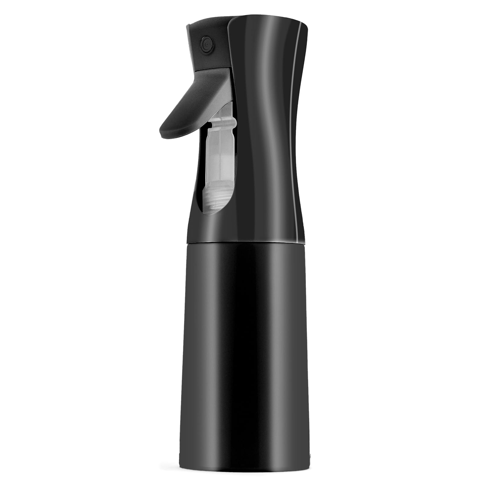 URAQT Hair Spray Bottle, Versatile Fine Mist Water Spray Bottle for Hair, Face, Plants, Pets, Gardening, Home Clean, Continuous Fine Mist Sprayer, 200ML(Black)