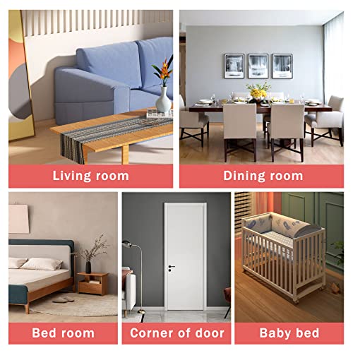 Image of Corner Guards Furniture Edge Protectors 9.8ft(3mx15mm) Transparent Soft Silicone Bumper Strip Clear Edge Corner Cushion with Double-Sided Tape for Tables,Household